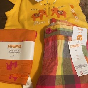 New Gymboree Safari Set 5 5T